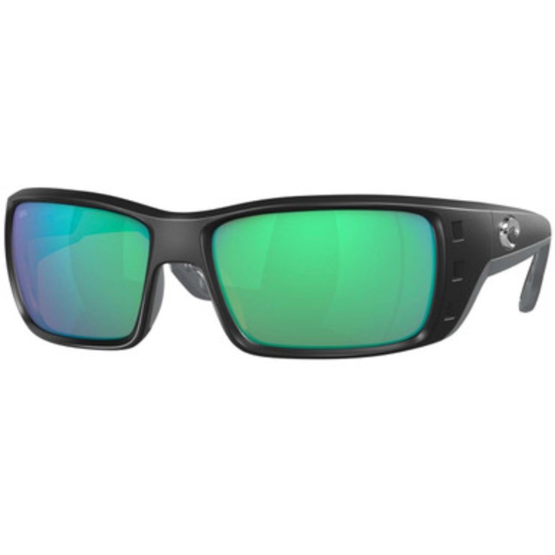 Costa Permit Sunglasses – Matte Black Frame/Green Mirror 580G Lens