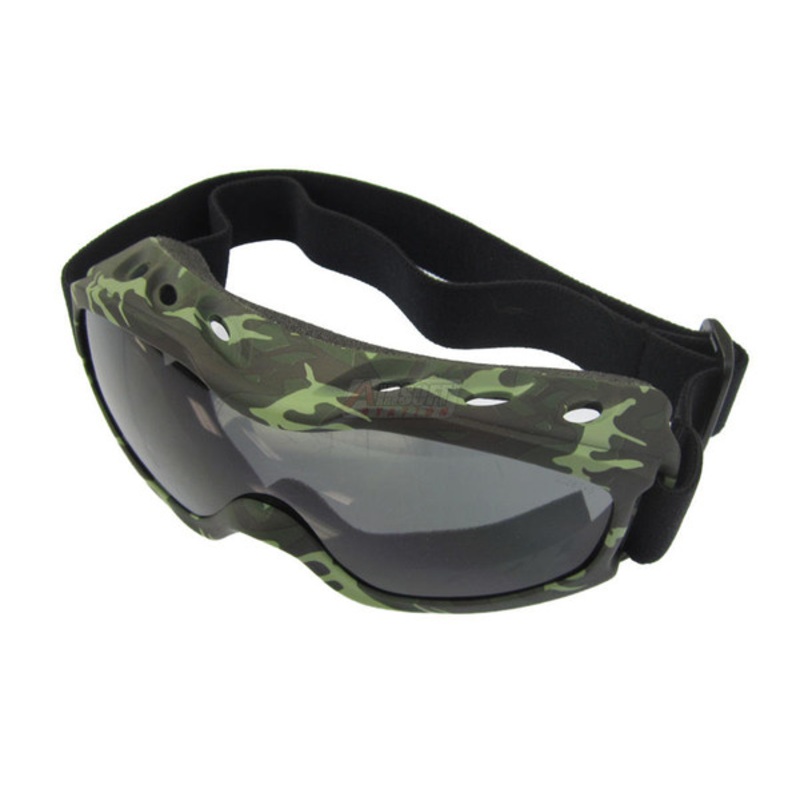 Evader II FogStopper Goggles – Camo Frame / Clear Lenses