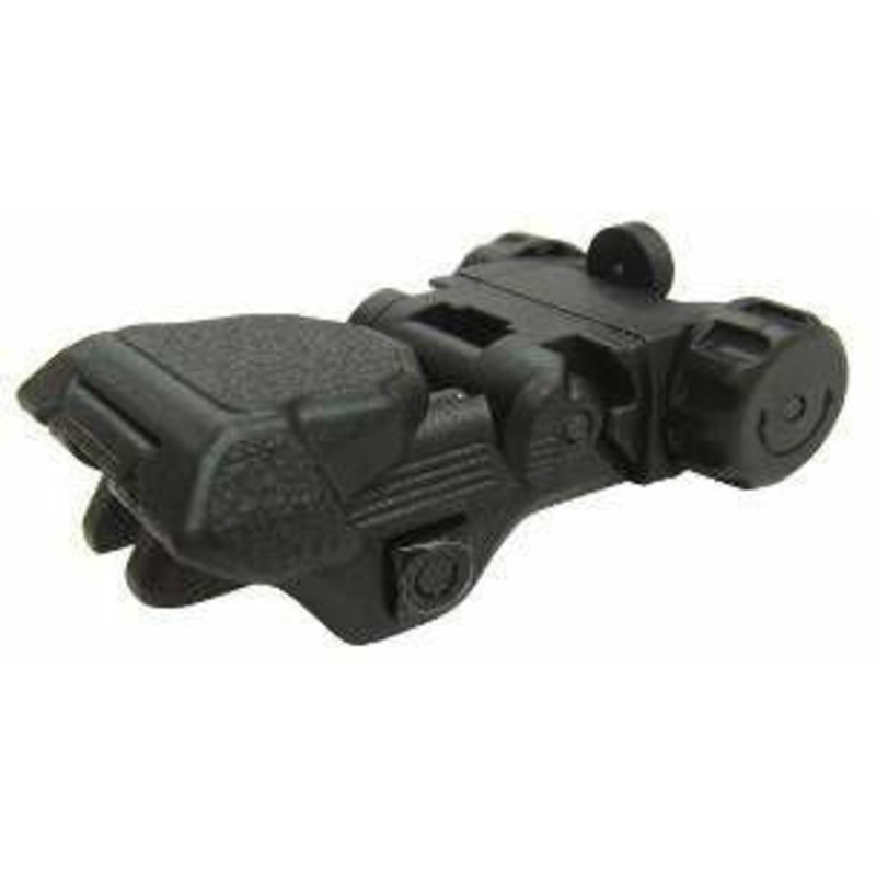 ICS CXP Rear Flip Up Sights, Black