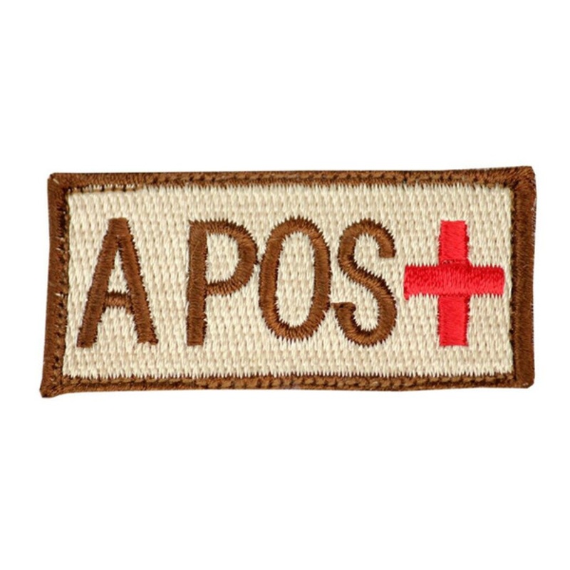 Raptors Tactical 1.5 Blood Type A POS Velcro Patch