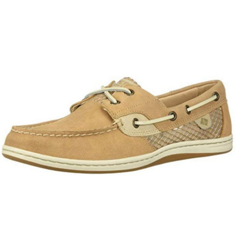 Sperry Women’s Koifish Mesh Boat Shoe – Linen – 9