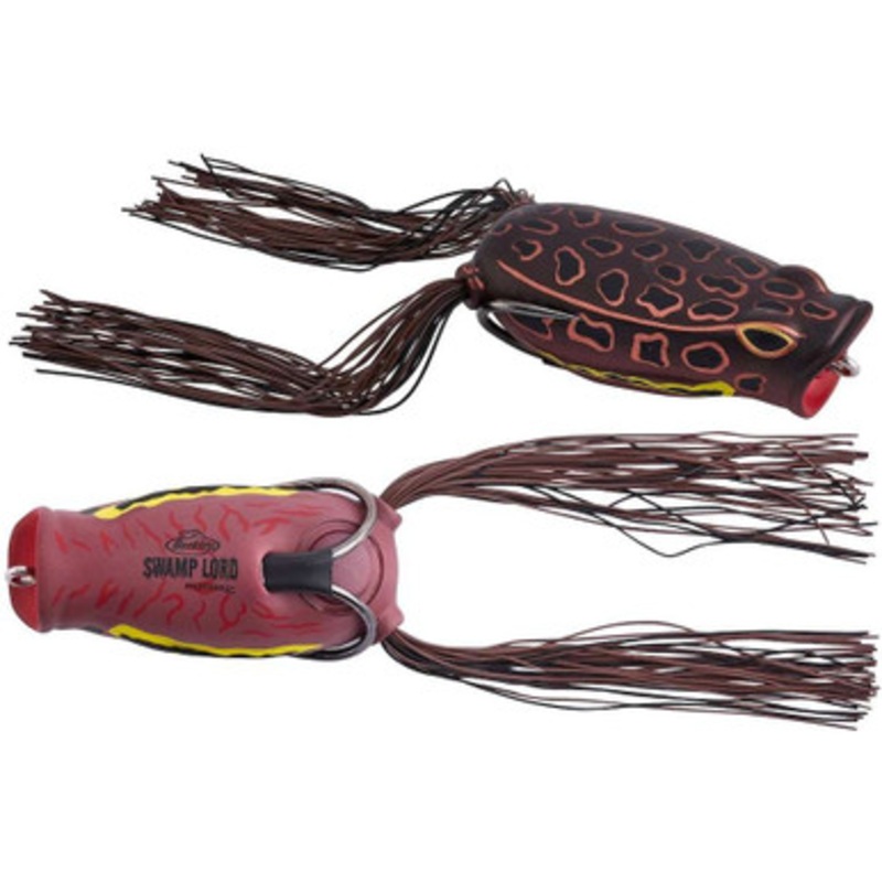 Berkley Swamp Lord Hollow Body Popping Frog – 2.4in – Copperhead