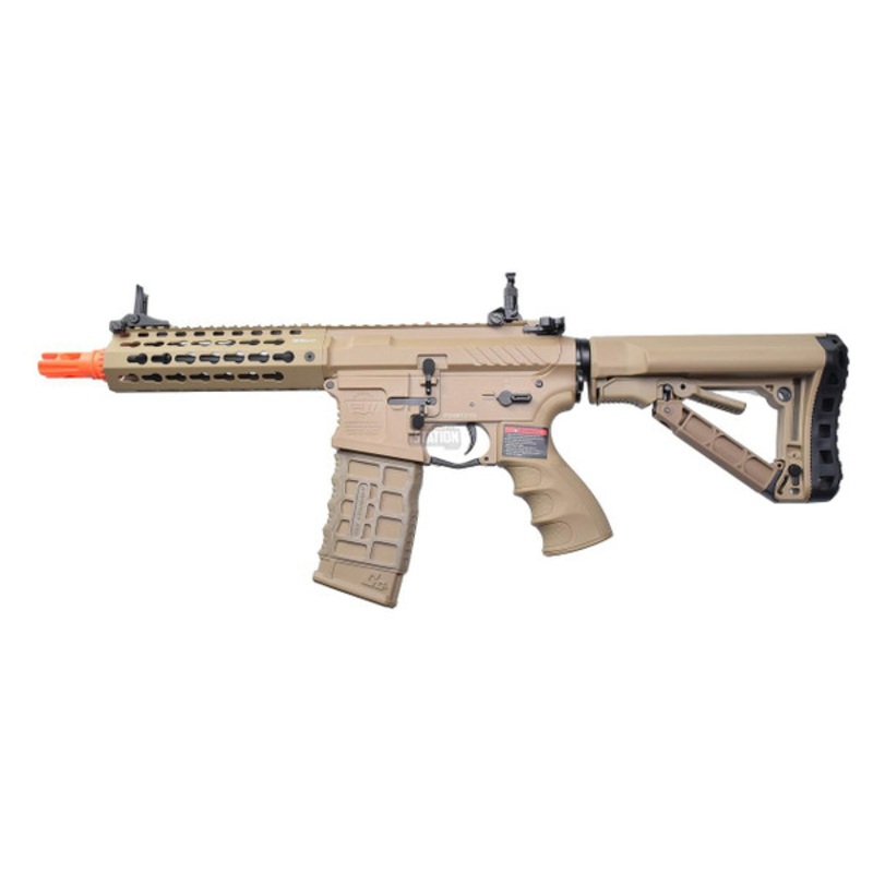 G&G CM16 SRS Series 7 Keymod Airsoft CQB AEG – FDE/Tan