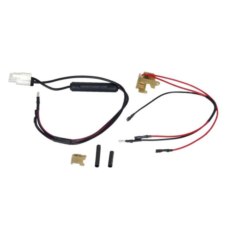 JG Standard Wiring Set For M16 (Rear), Large Tamiya Plug