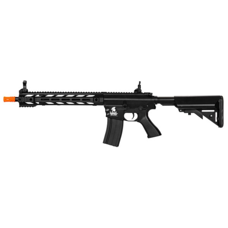 Lancer Tactical Interceptor M4 Airsoft Rifle AEG, Black