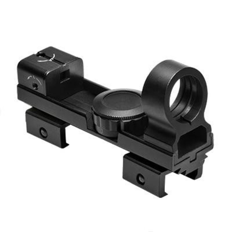 NC STAR Red/Green Dot Reflex Optic with Weaver & 3/8 Dovetail Mount