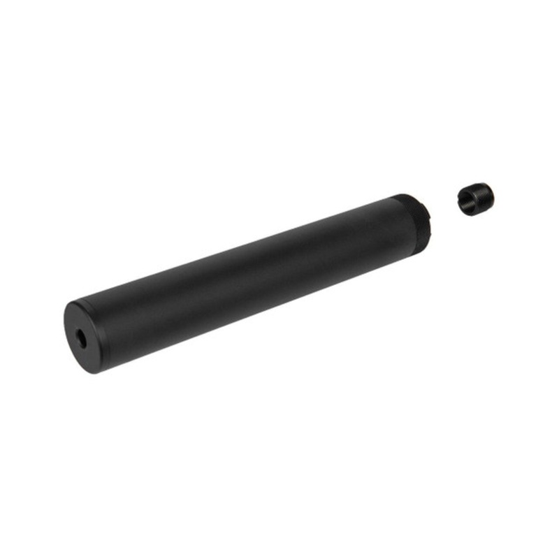 Specwar-II F38X228.6MM Style Aluminum Mock Silencer, 14mm CCW – Black