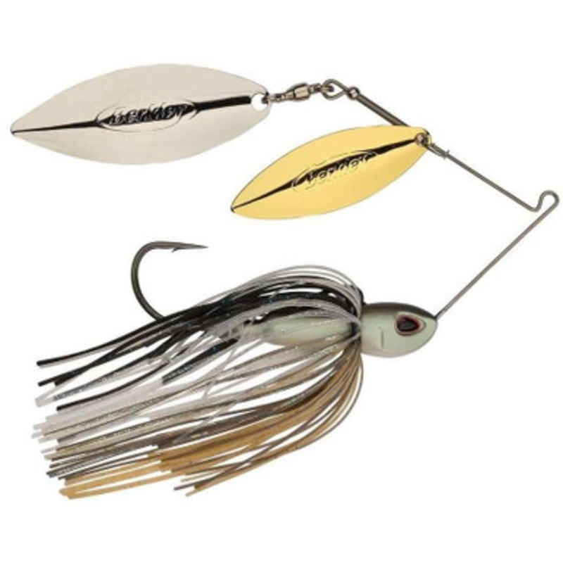 Berkley Power Blade Compact W/W Spinnerbait – 1/2oz – Shad Spawn