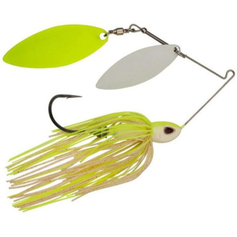 Berkley Power Blade Compact W/W Spinnerbait – 3/4oz – White Chart WC
