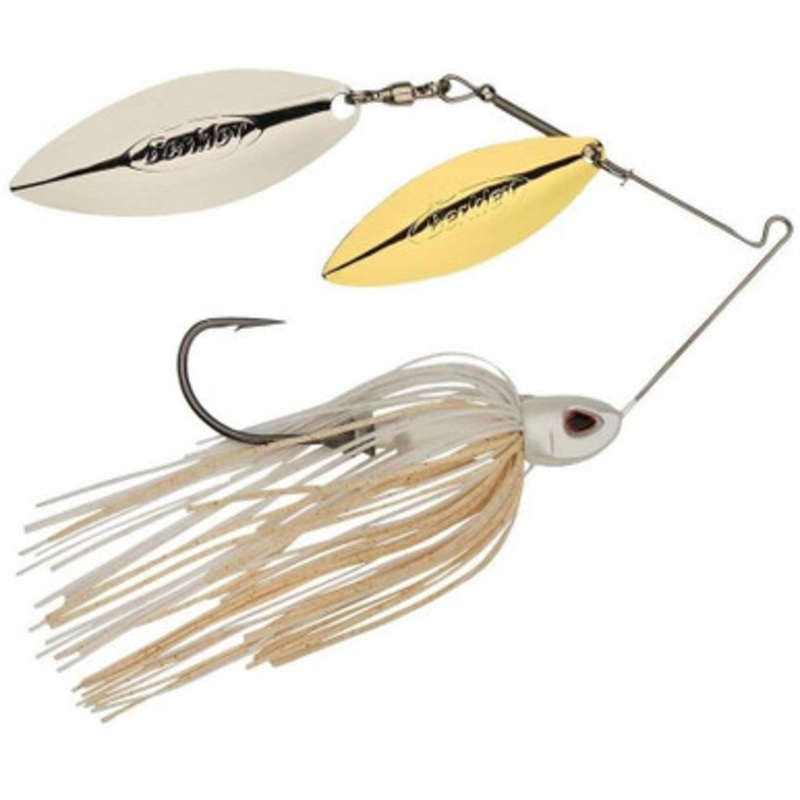 Berkley Power Blade Compact W/W Spinnerbait – 3/4oz – White GS