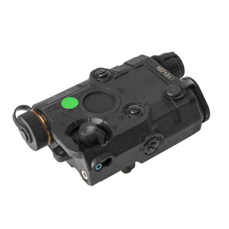 Bravo P15 Flashlight & Green Laser PEQ Box, Black