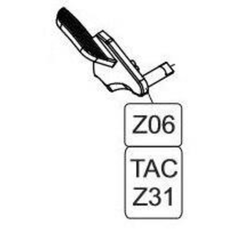 Elite Force/KWC 1911 TAC CO2 Blowback Airsoft Pistol Safety (Left Portion)