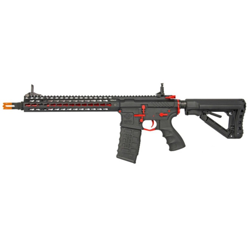 G&G CM16 SRXL 12 Keymod Airsoft DMR AEG – Red & Black Edition