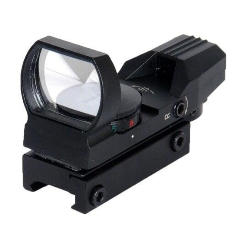 Lancer Tactical Red/Green Dot Reflex Sight, 4 Reticles