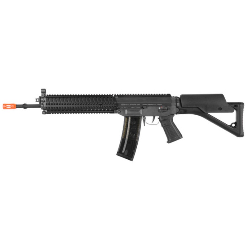 ICS SIG 551 MRS RIS AEG Airsoft Rifle, Black