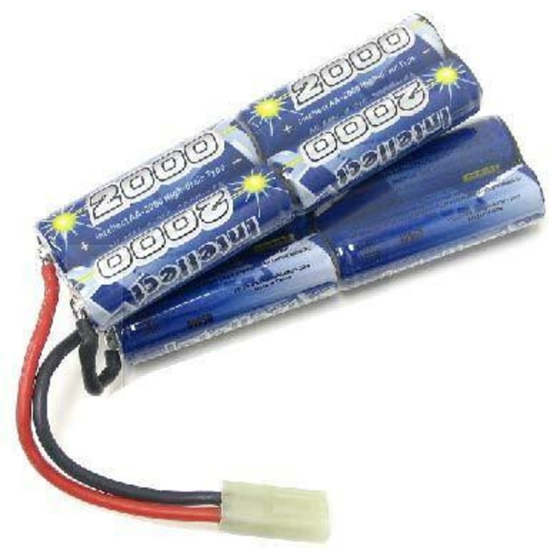 Intellect 9.6v 2000 mAh High Quality NiMH Butterfly Battery