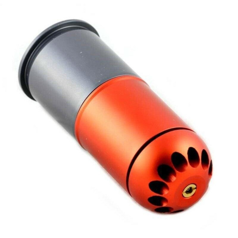 PPS/SHS Self Resetting 40mm Gas Powered Airsoft Grenade Shell, 120 Rounds