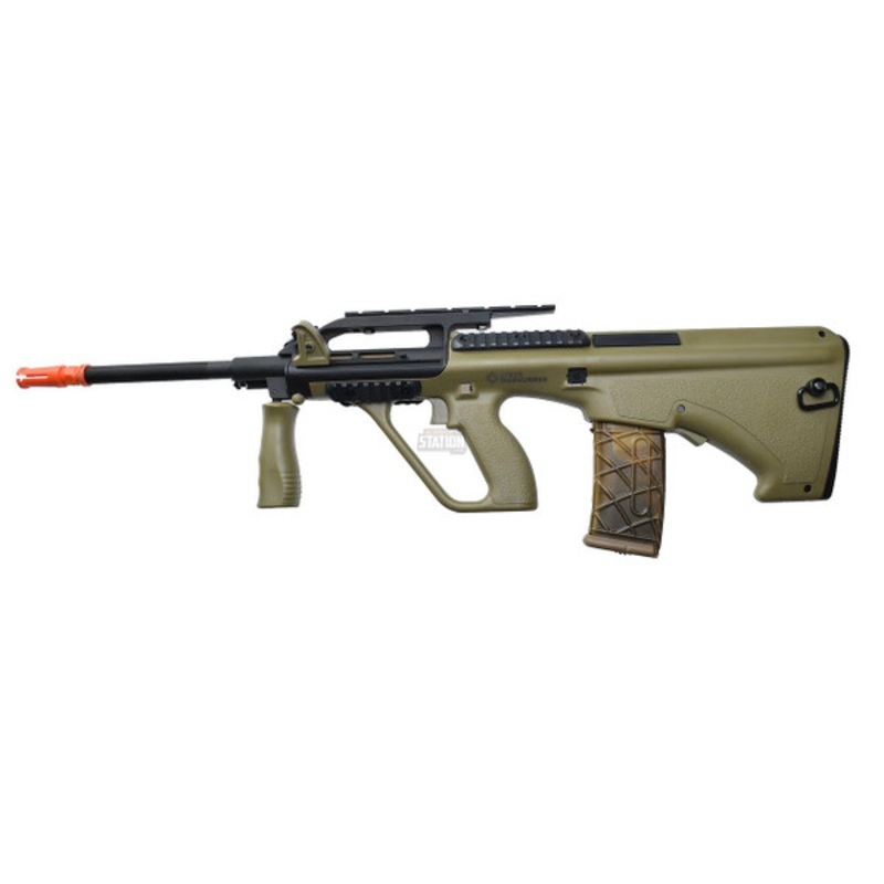 Steyr AUG A2 AEG Airsoft Rifle, Proline Tan Bullpup by ASG
