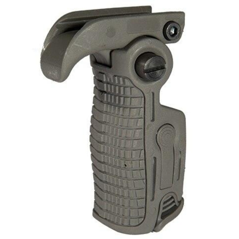 AK-Style Foldable & Extendable Tactical Foregrip, Foliage Green