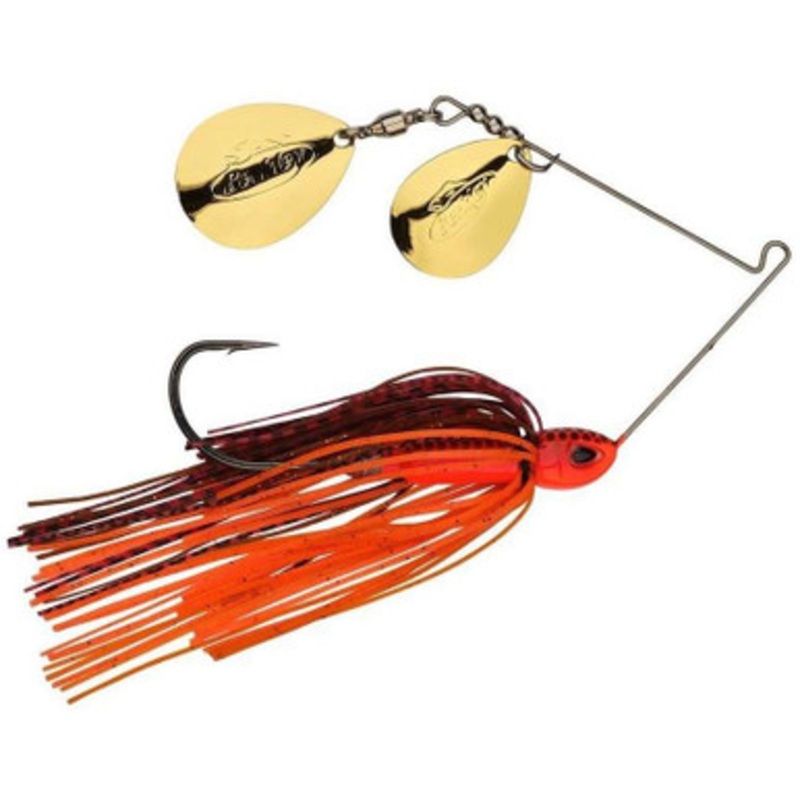 Berkley Power Blade Compact C/C Spinnerbait – 3/8oz – Fire Craw