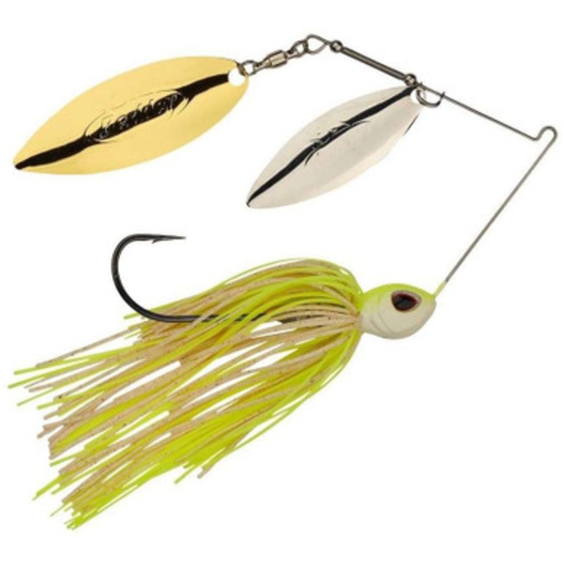 Berkley Power Blade Standard W/W Spinnerbait – 1/2oz – White Chartreuse