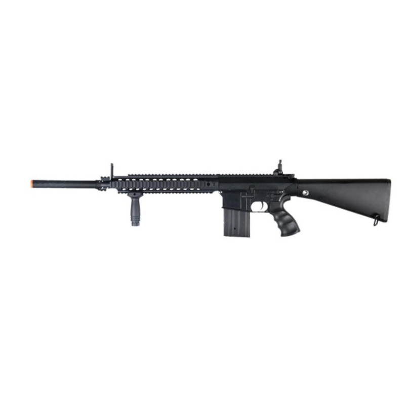 Golden Eagle JG SR-25 Full Metal Airsoft Rifle, Black