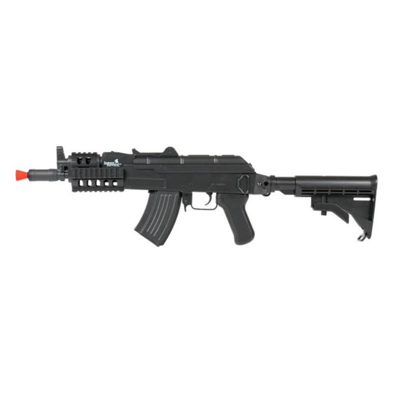 Lancer Tactical AKS-74U RIS AEG Airsoft Rifle, Black