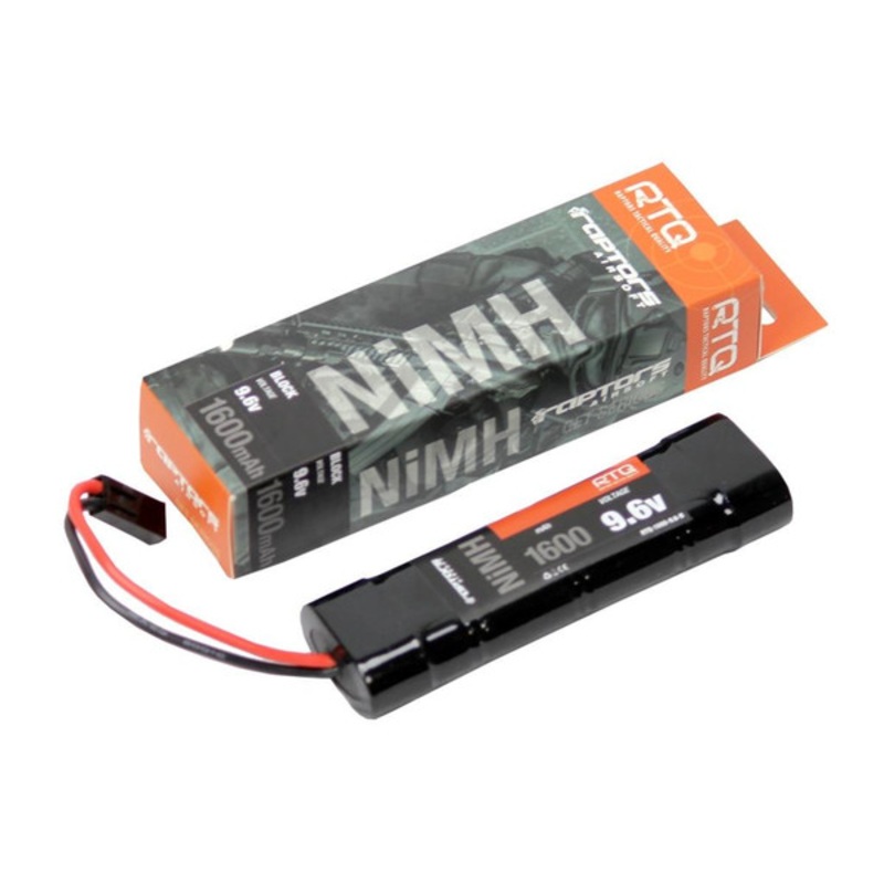 Raptors Airsoft RTQ NiMH 1600mah 9.6v Mini-Brick Battery