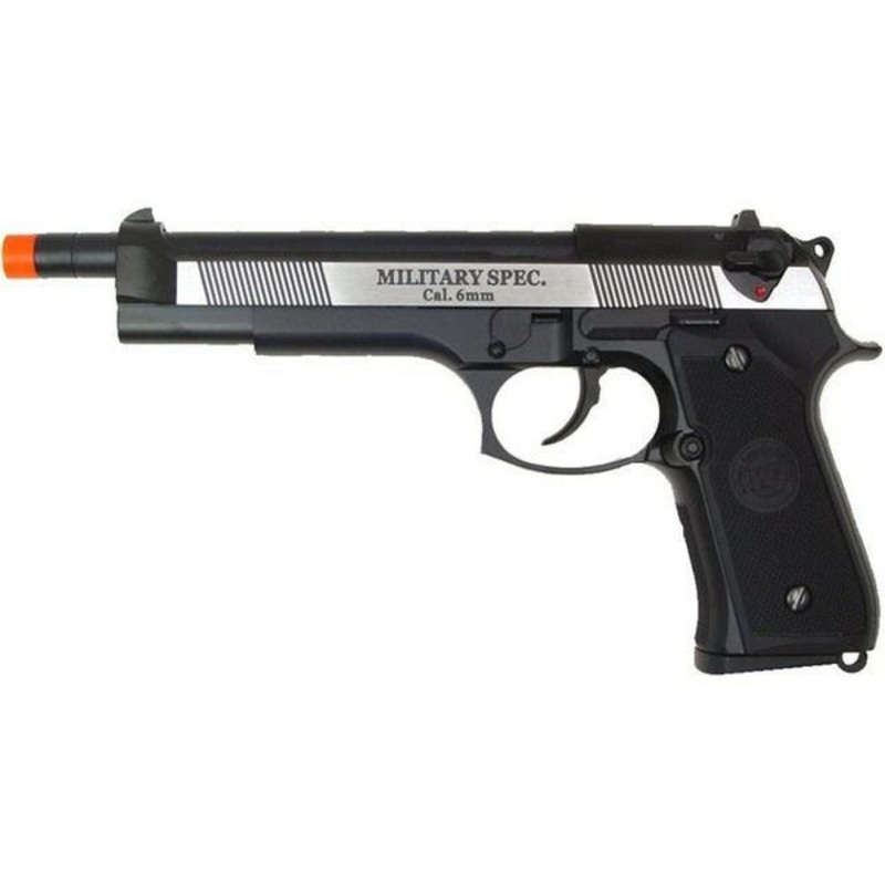 WE M92 Long Barreled Full Metal Semi Auto Gas/CO2 Blowback Pistol