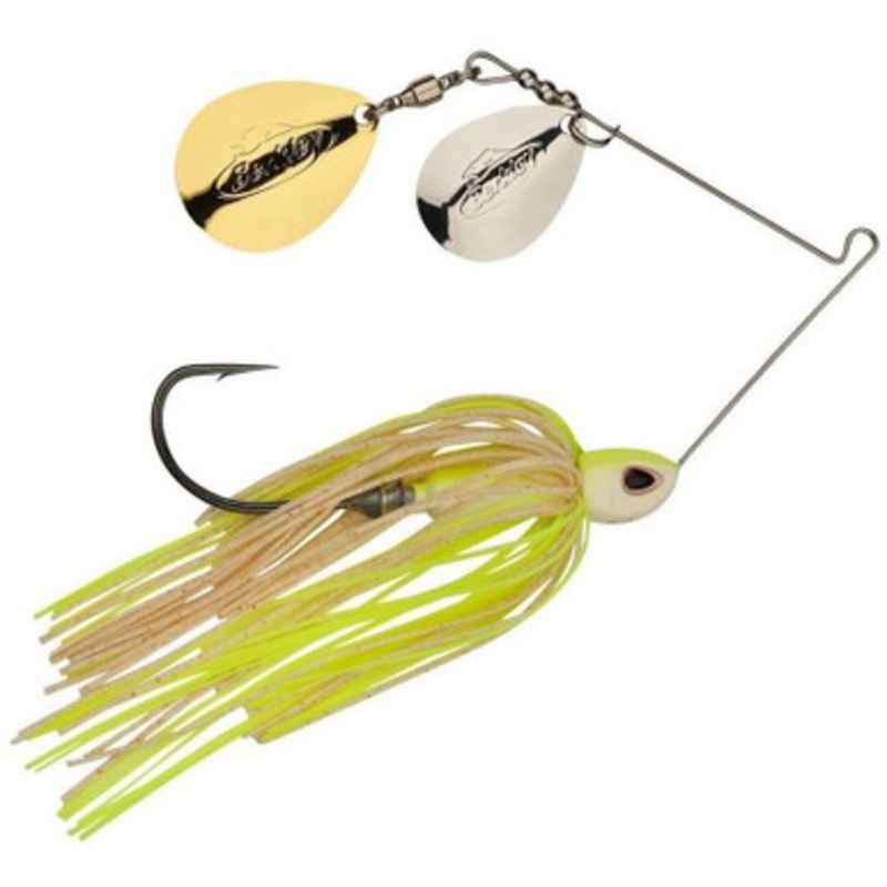 Berkley Power Blade Compact C/C Spinnerbait – 1/2oz – White Chart SG