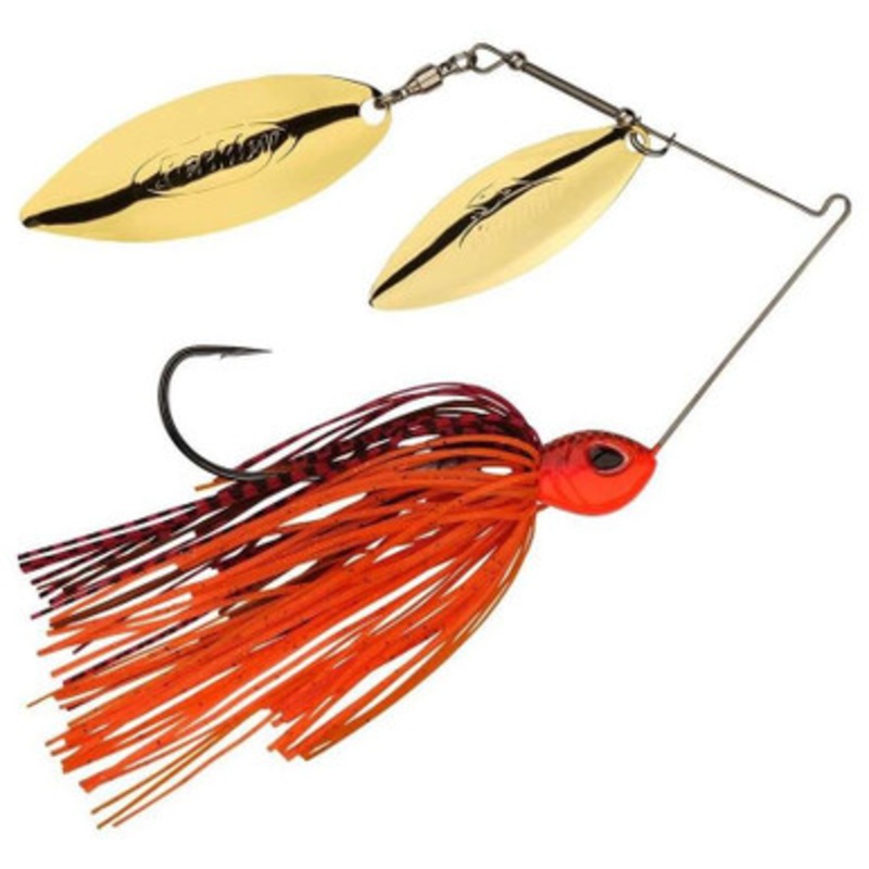 Berkley Power Blade Standard W/W Spinnerbait – 1/2oz – Fire Craw