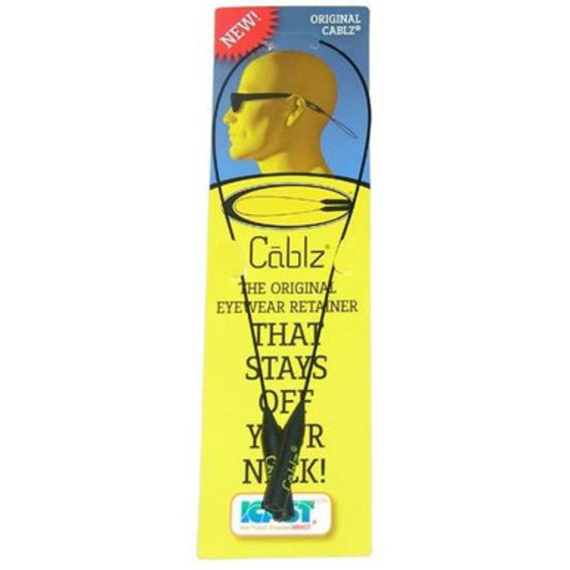 Cablz Original 12in Eyeglass Retainer Black Coated