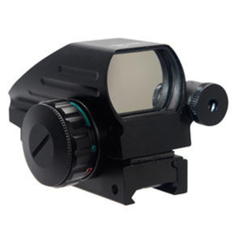 Full Metal Red/Green Multi-Reticle Reflex Sight w/ Laser