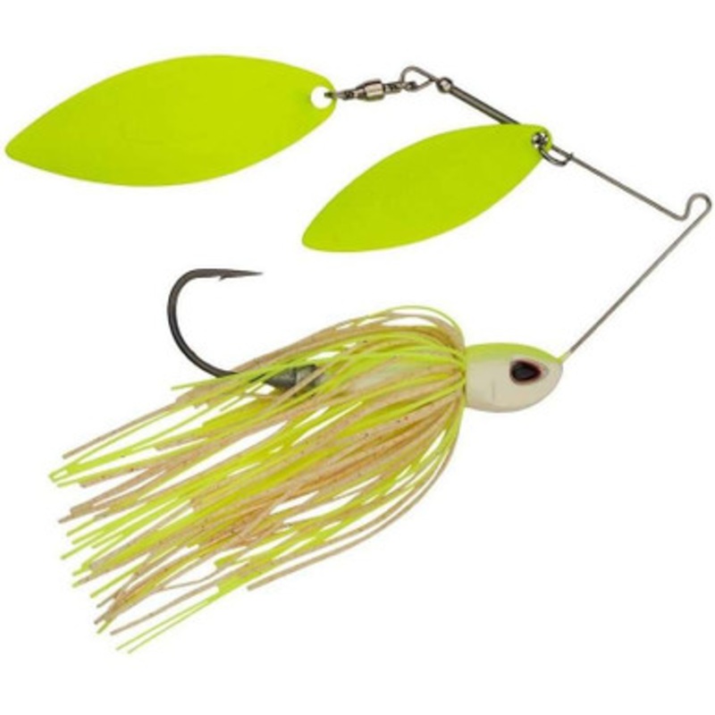 Berkley Power Blade Compact W/W Spinnerbait – 1oz – White Chart CC