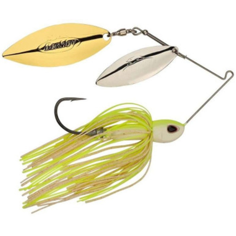 Berkley Power Blade Compact W/W Spinnerbait – 3/4oz – White Chart SG