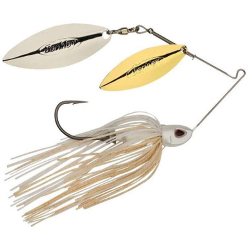 Berkley Power Blade Compact W/W Spinnerbait – 3/8oz – White GS
