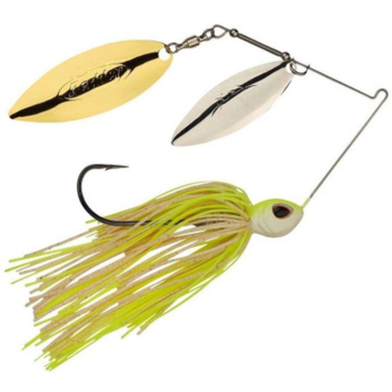 Berkley Power Blade Standard C/W Spinnerbait – 3/4oz – White Chartreuse