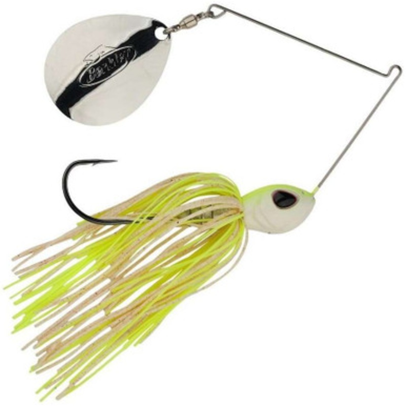 Berkley Power Blade Standard SC Spinnerbait – 3/8oz – White Chartreuse