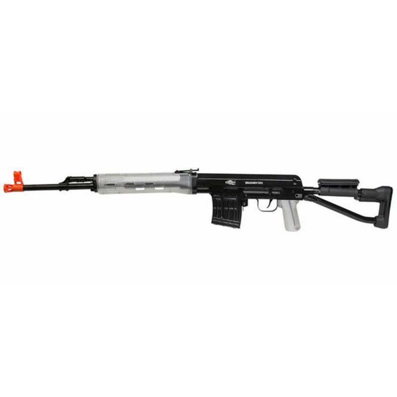 Aftermath Dragunov Airsoft Sniper Rifle, Clear, Fully Licensed
