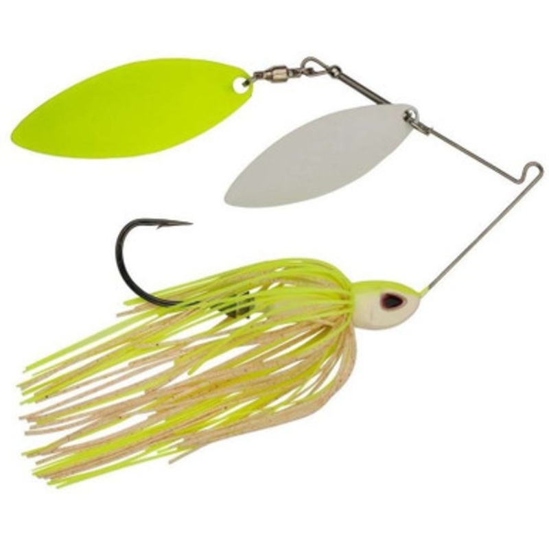 Berkley Power Blade Compact W/W Spinnerbait – 1/2oz – White Chart WC