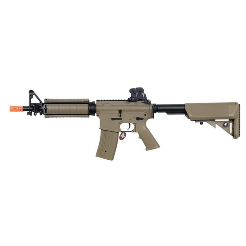 JG Super Enhanced M4 CQB RIS AEG Dark Earth Airsoft Rifle