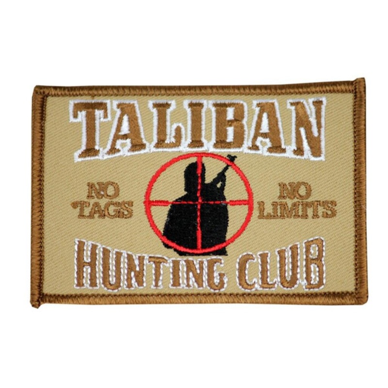 Raptors Tactical 3 Taliban Hunting Club No Limits No Tags Patch Iron On