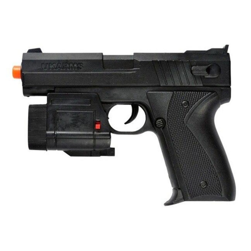 UK Arms 666AF Spring Airsoft Pistol w/ Laser and LED Flashlight