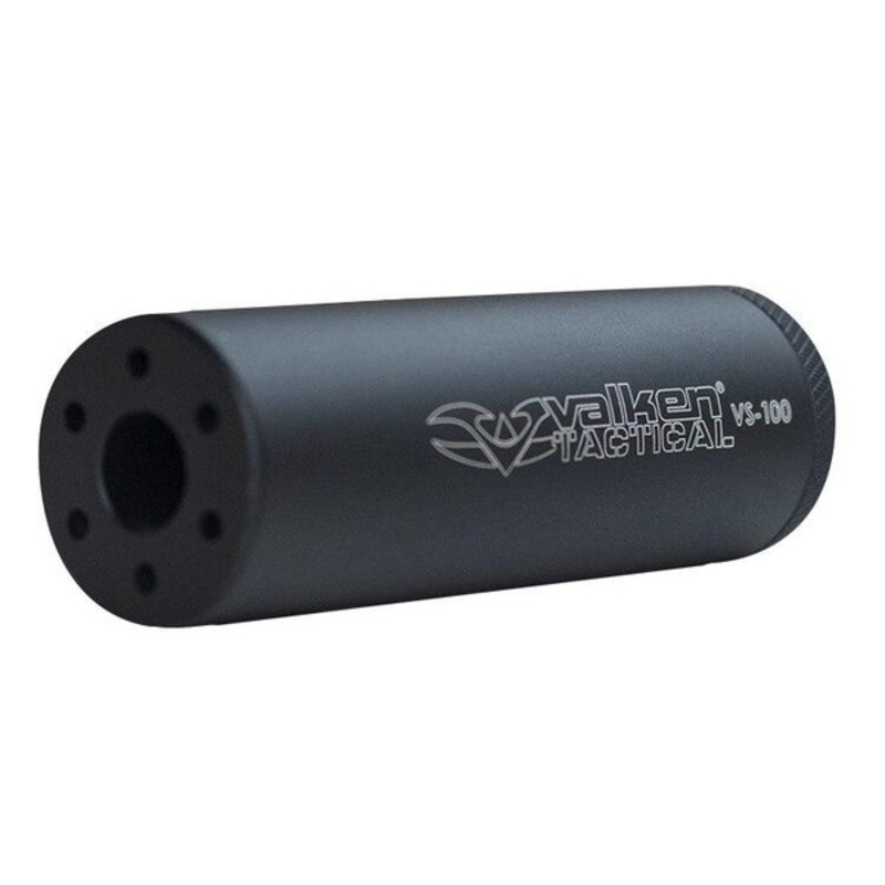 Valken Tactical Mock Flash Suppressor (14mm CCW, LH) – Black