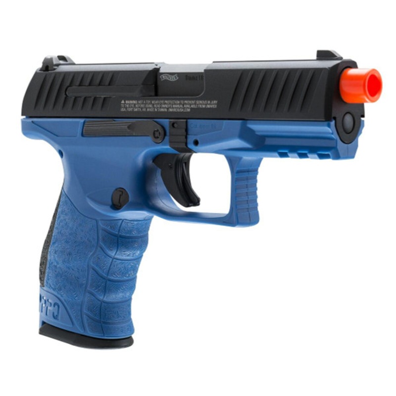 Walther PPQ Gas Blowback Airsoft Pistol – Blue Law Enforcement Edition