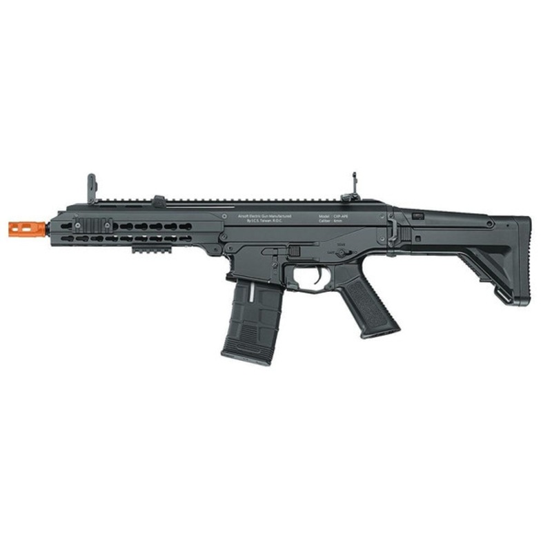 ICS CXP-APE Keymod ACR CQB Style Metal AEG Airsoft Rifle, Black