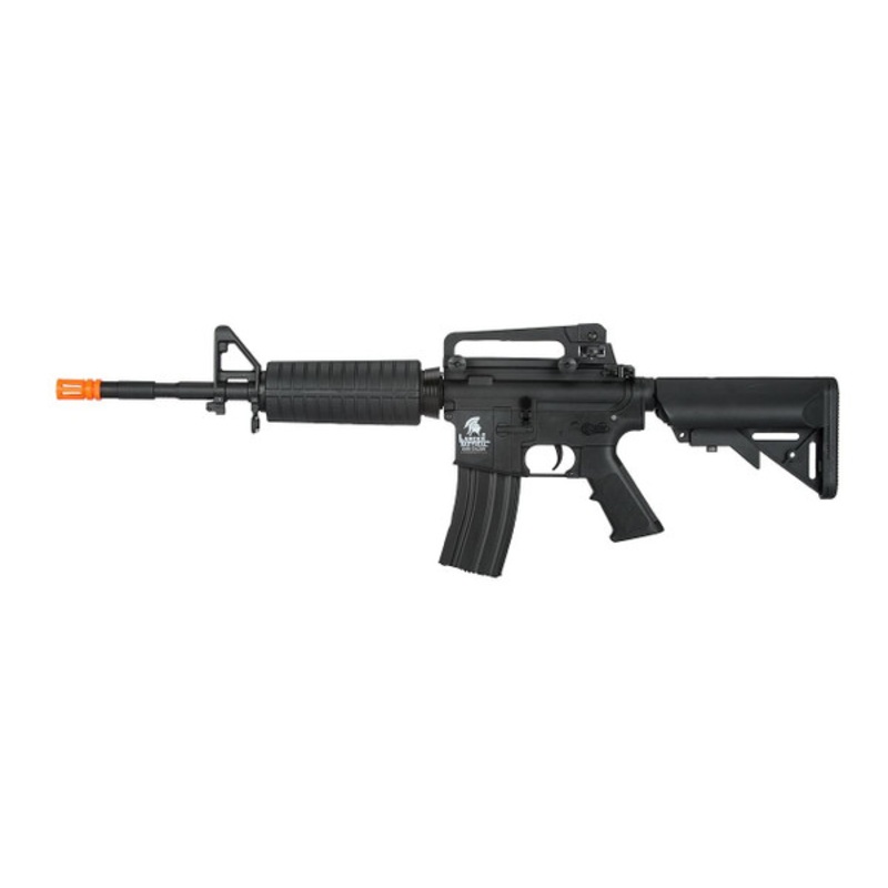 Lancer Tactical M4A1 Carbine Combat Ready AEG Gen 2 Airsoft Rifle, Black