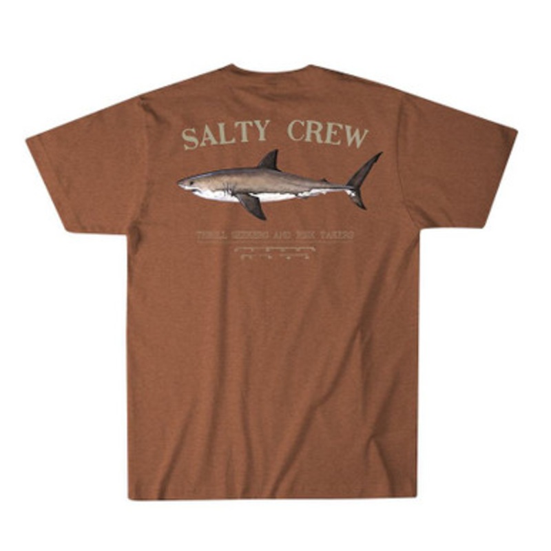 Salty Crew Bruce Short Sleeve T- Shirt – Spiced Heather – M