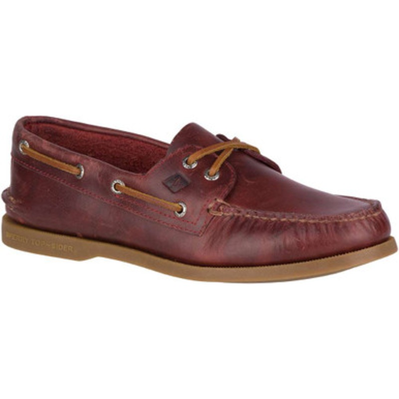 Sperry Authentic Original 2-Eye Orleans Boat Shoe – Oxblood 14M