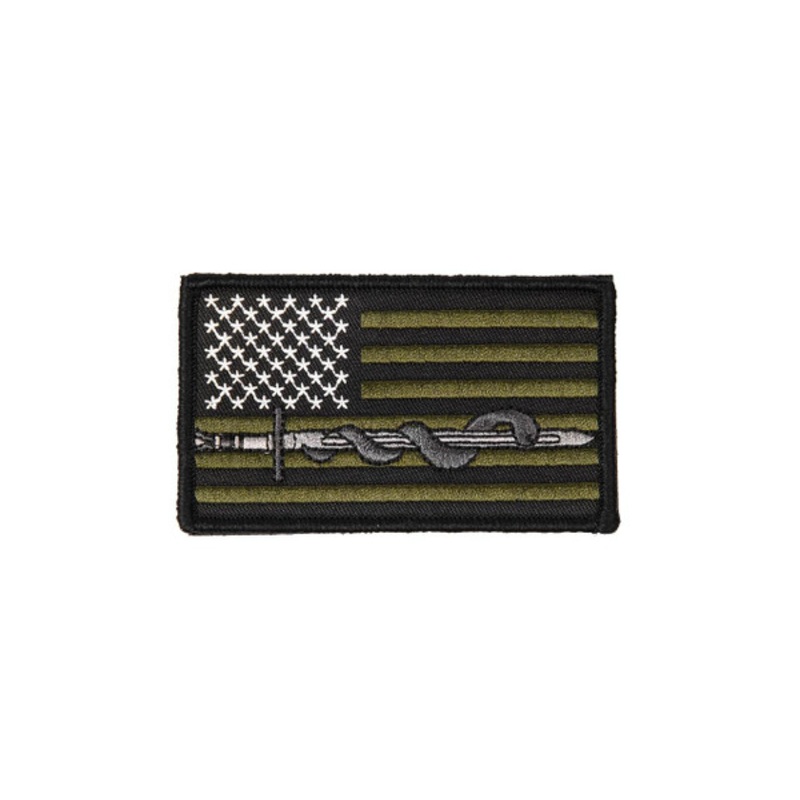Sword & Snake USA OD Green Velcro Patch